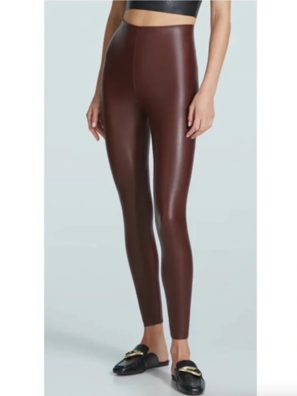 Commando Faux Leather Legging in Oxblood Women’s Size Medium